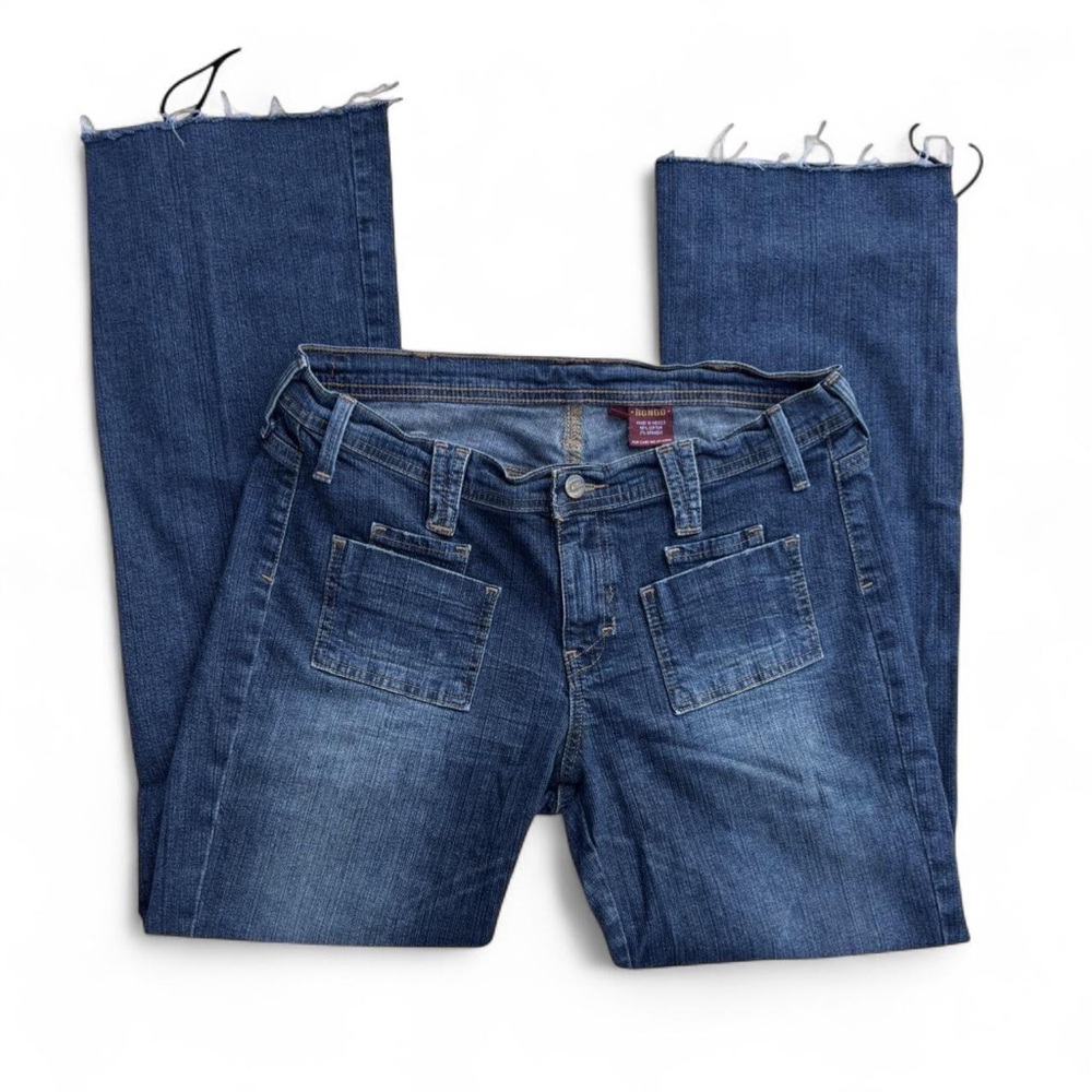 BONGO lace up detail jeans